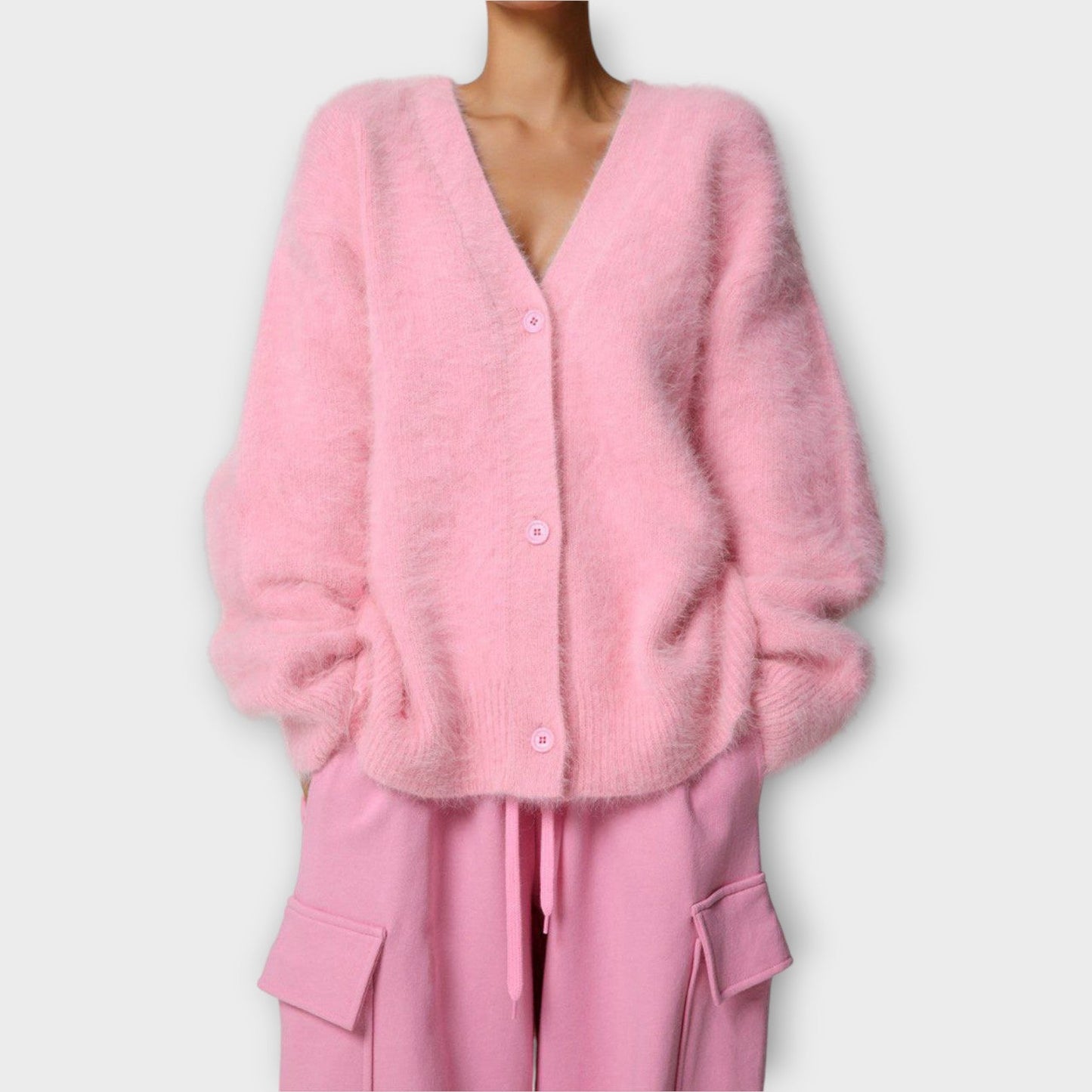 Cozy Luxe Off-Shoulder Cardigan