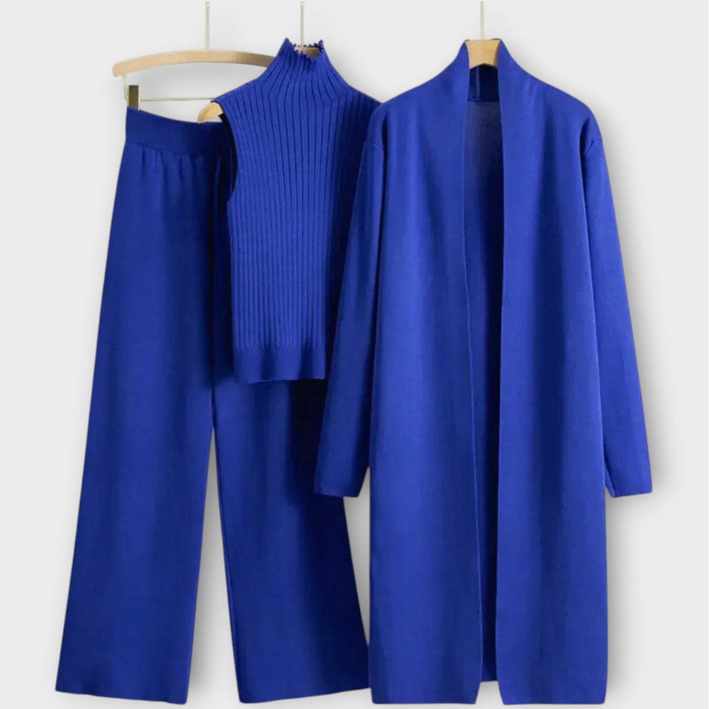 Elegant 3-Piece Knit Lounge Set