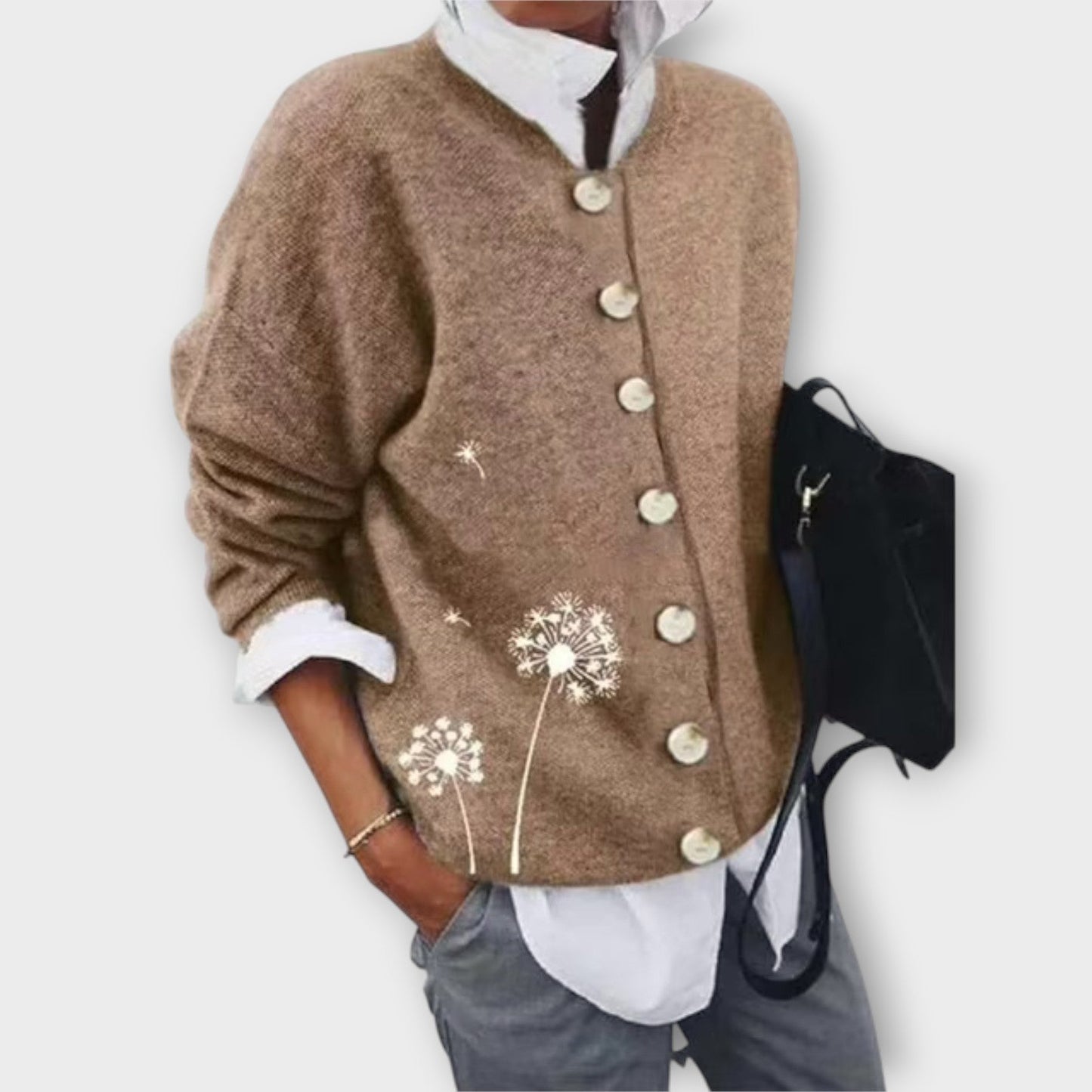 Cozy Dandelion Button Cardigan