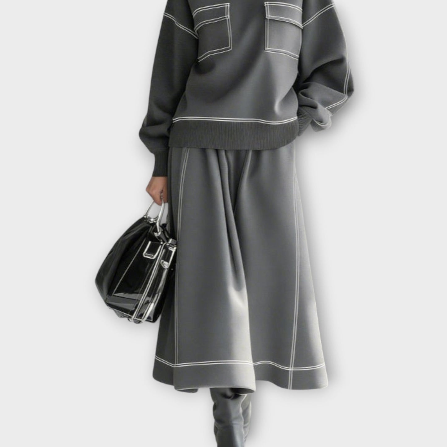 Chic Minimalist Two-Piece Set
