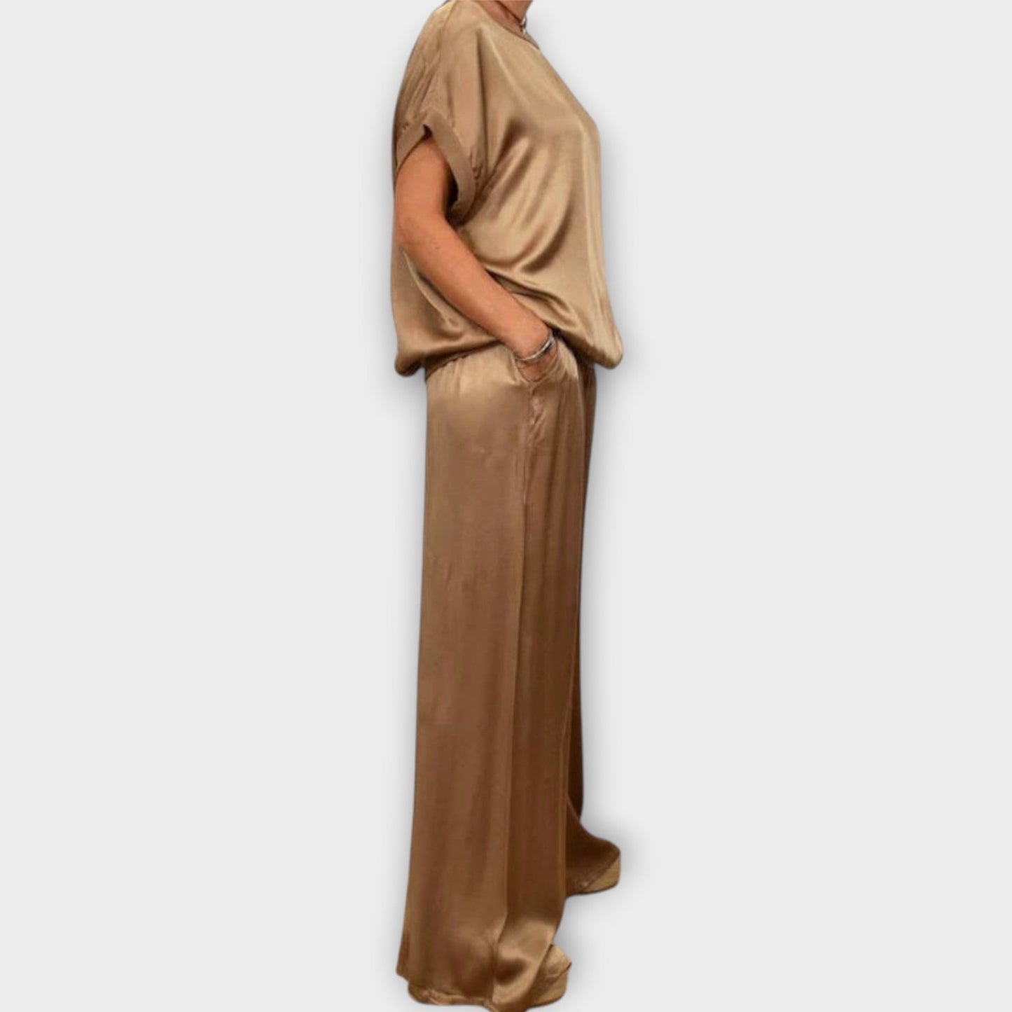 Satin Luxe Two-Piece Set
