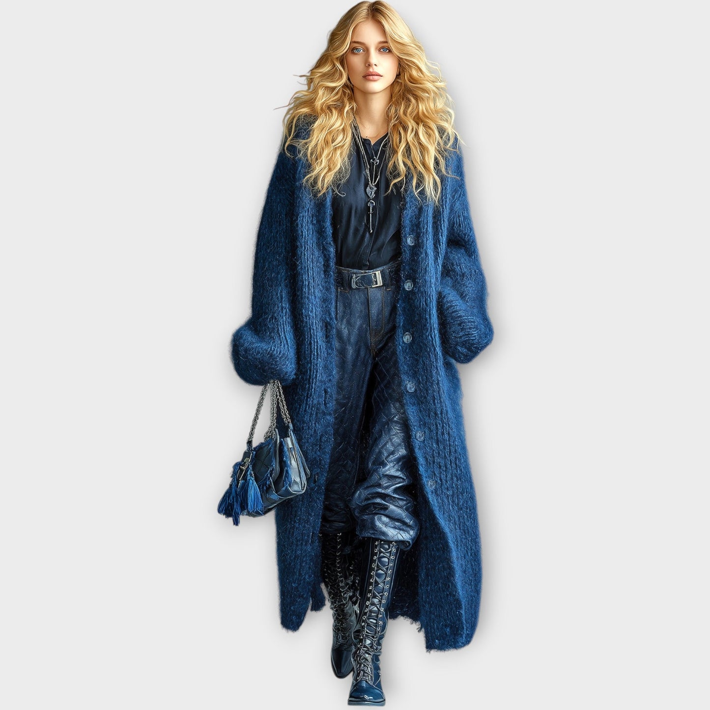 Luxe Longline Cozy Knit Cardigan
