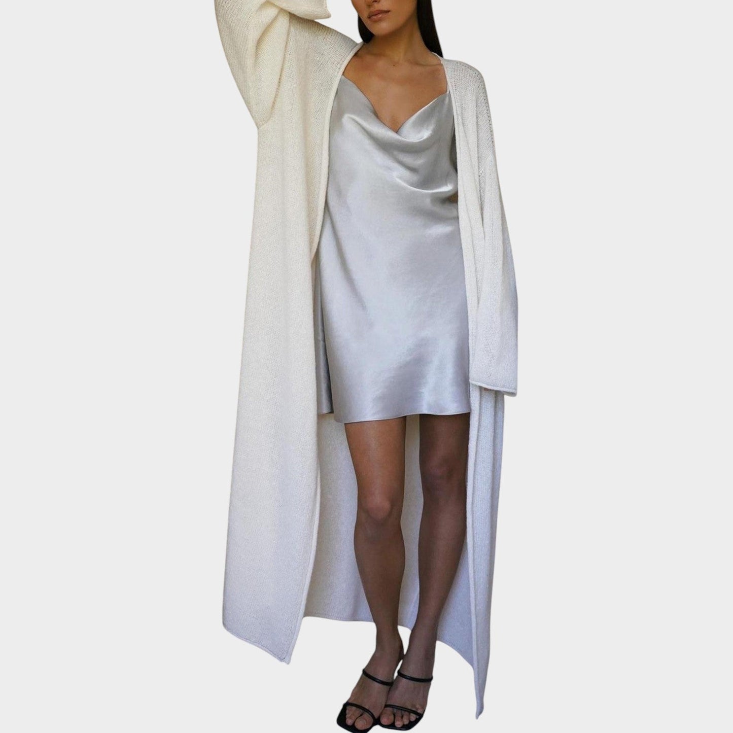 Cozy Longline Knit Cardigan