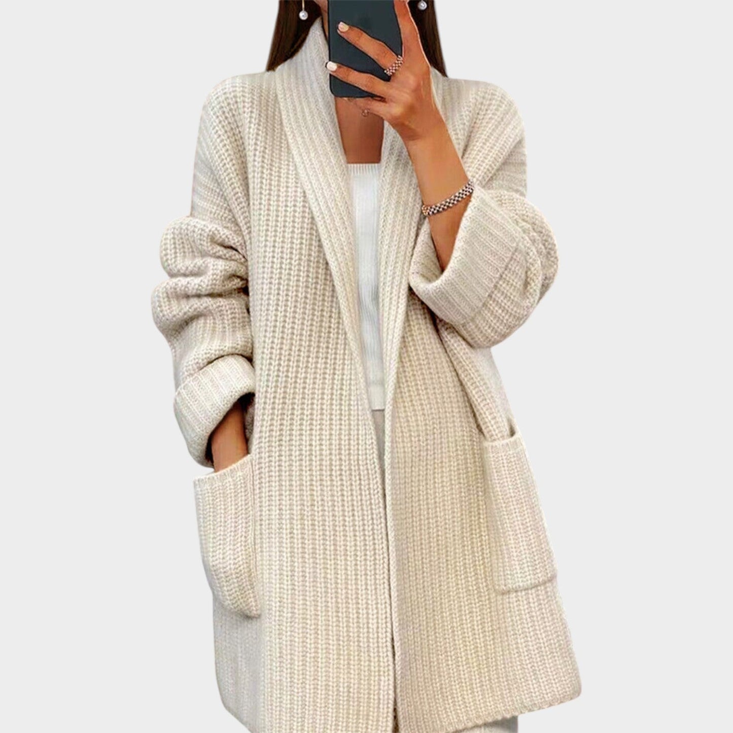 Oversized Knit Cardigan