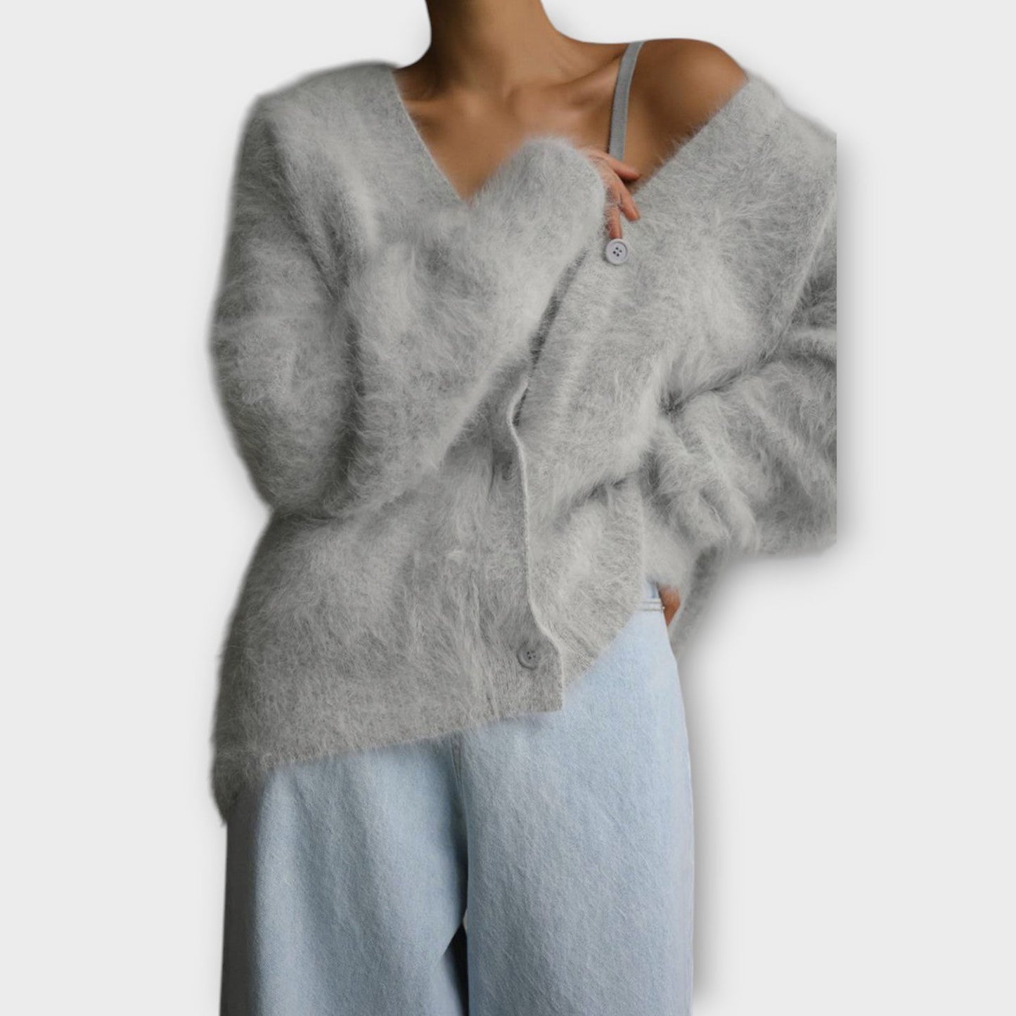 Cozy Luxe Off-Shoulder Cardigan