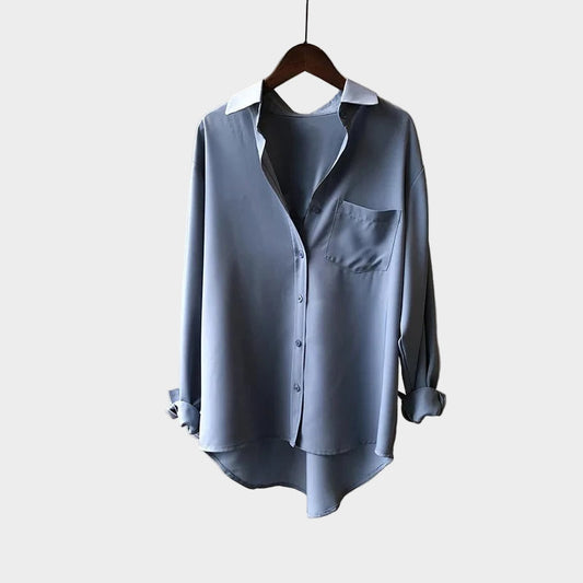 Shirt Blouse with Elegant Line and Modern Detail