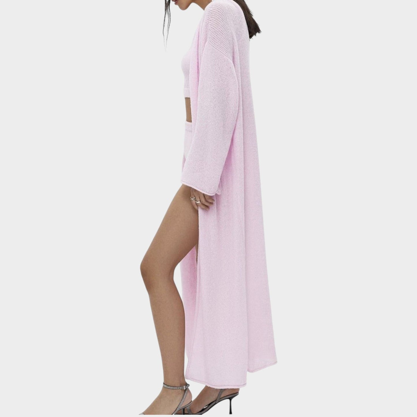 Cozy Longline Knit Cardigan