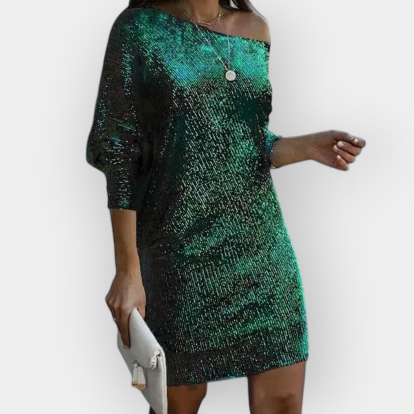 Evening Dress with Sequins