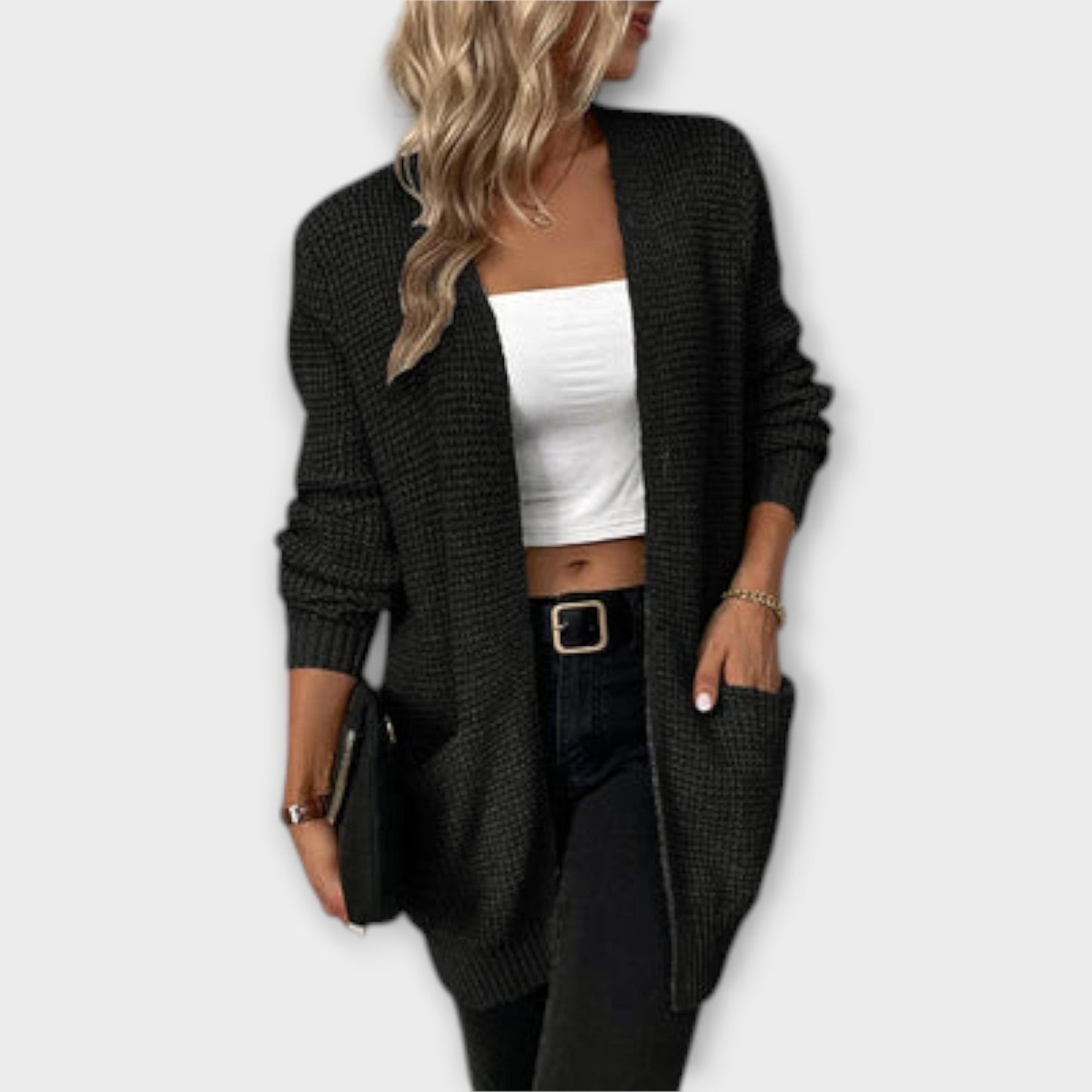 Nancy - Relaxed Knitted Cardigan with Pockets