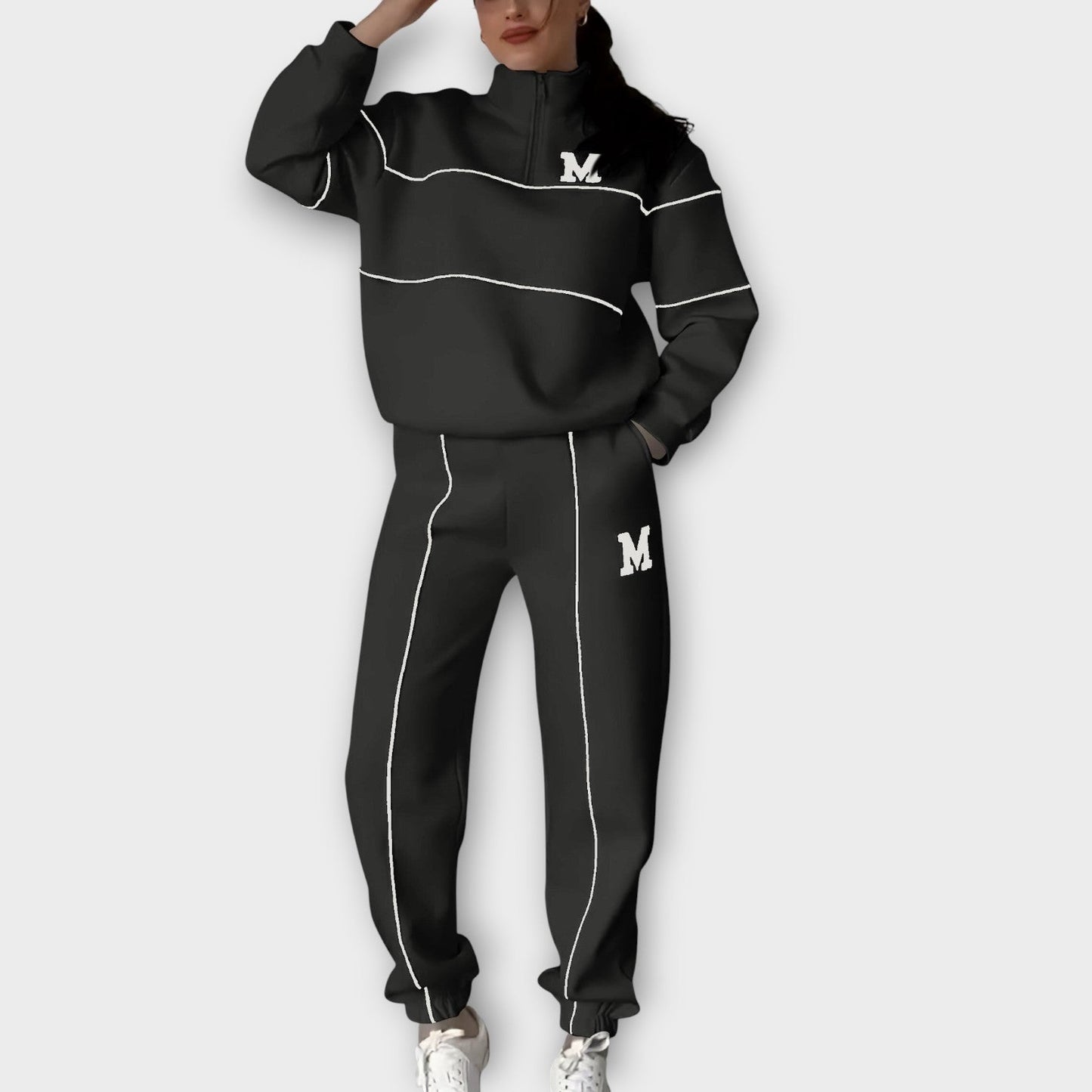 Comfy Half-Zip Lounge Set