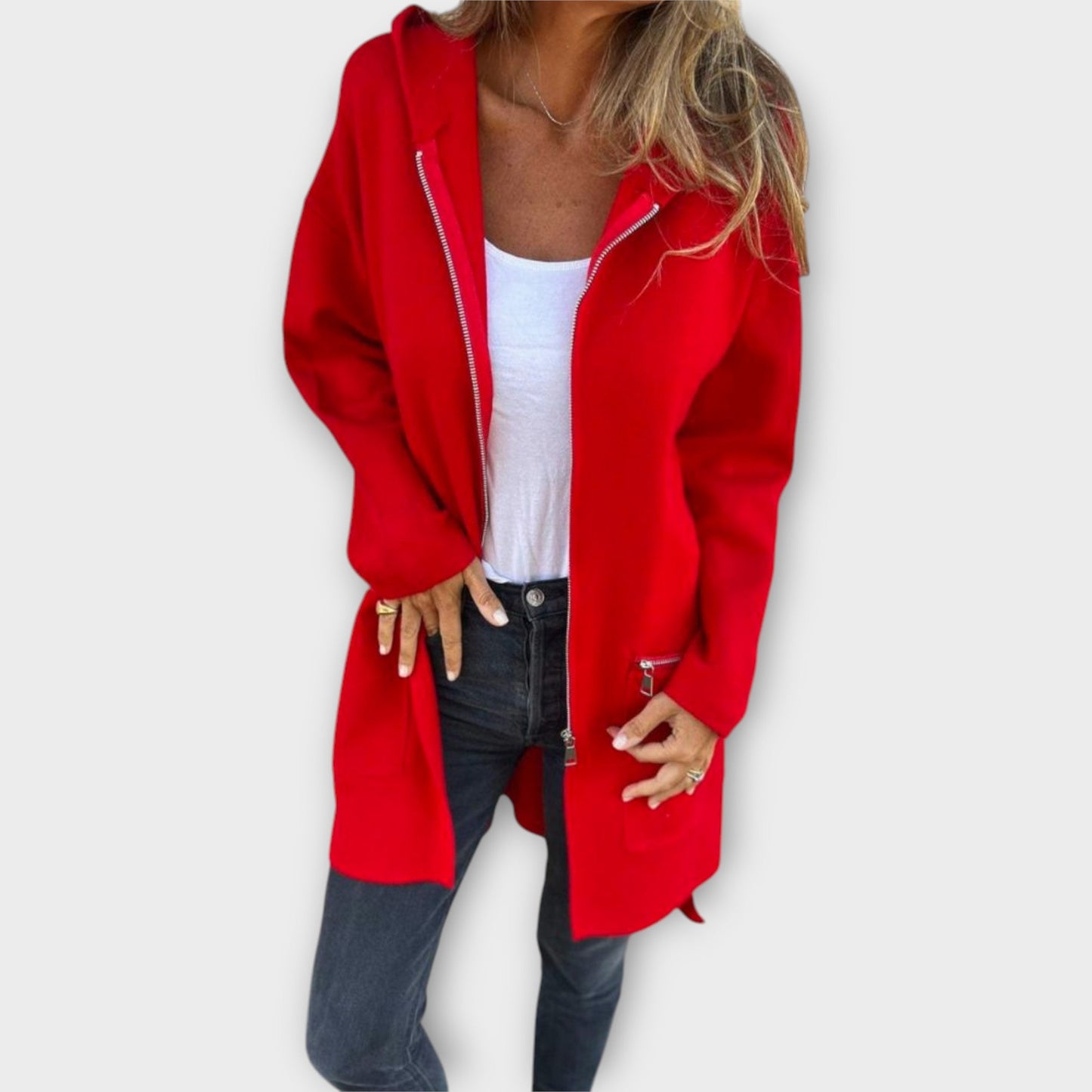 Soft Zip-Up Cardigan