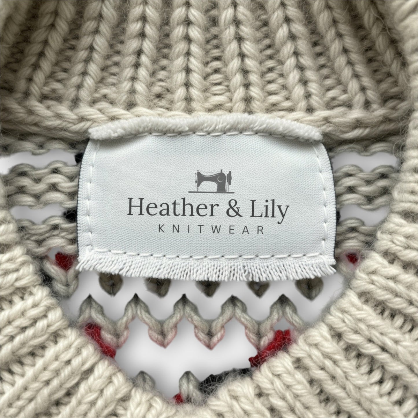 Sweater with Subtle Patterns