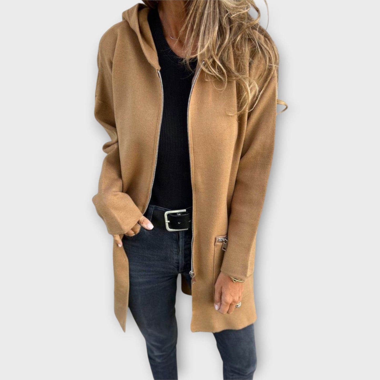 Soft Zip-Up Cardigan