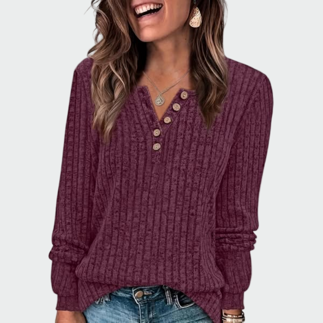 Knitted with Buttons