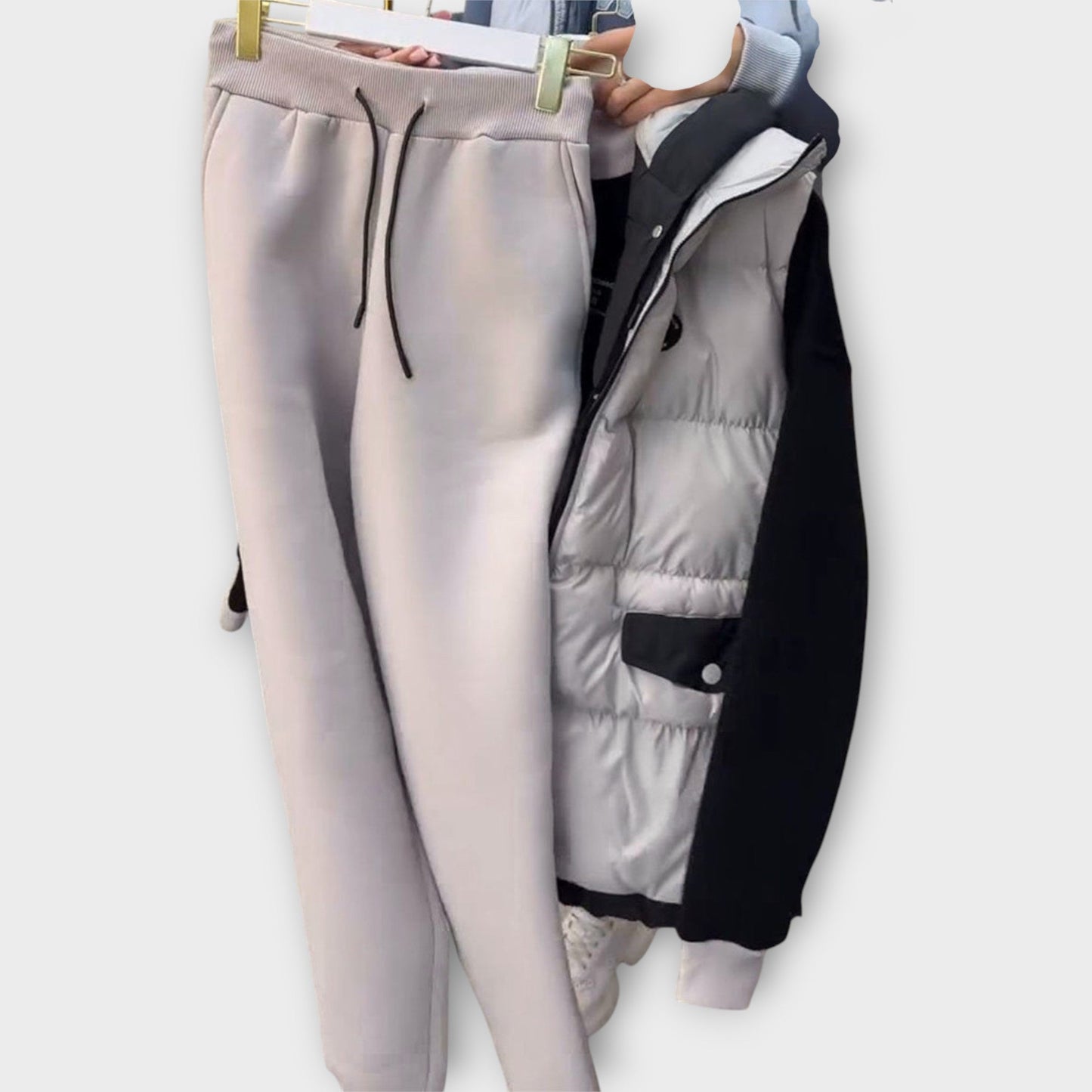 Cozy 3-Piece Winter Set – Turtleneck, Vest & Pants