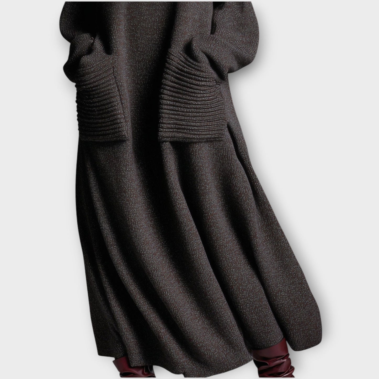 Luxe Turtleneck Knit Maxi Dress