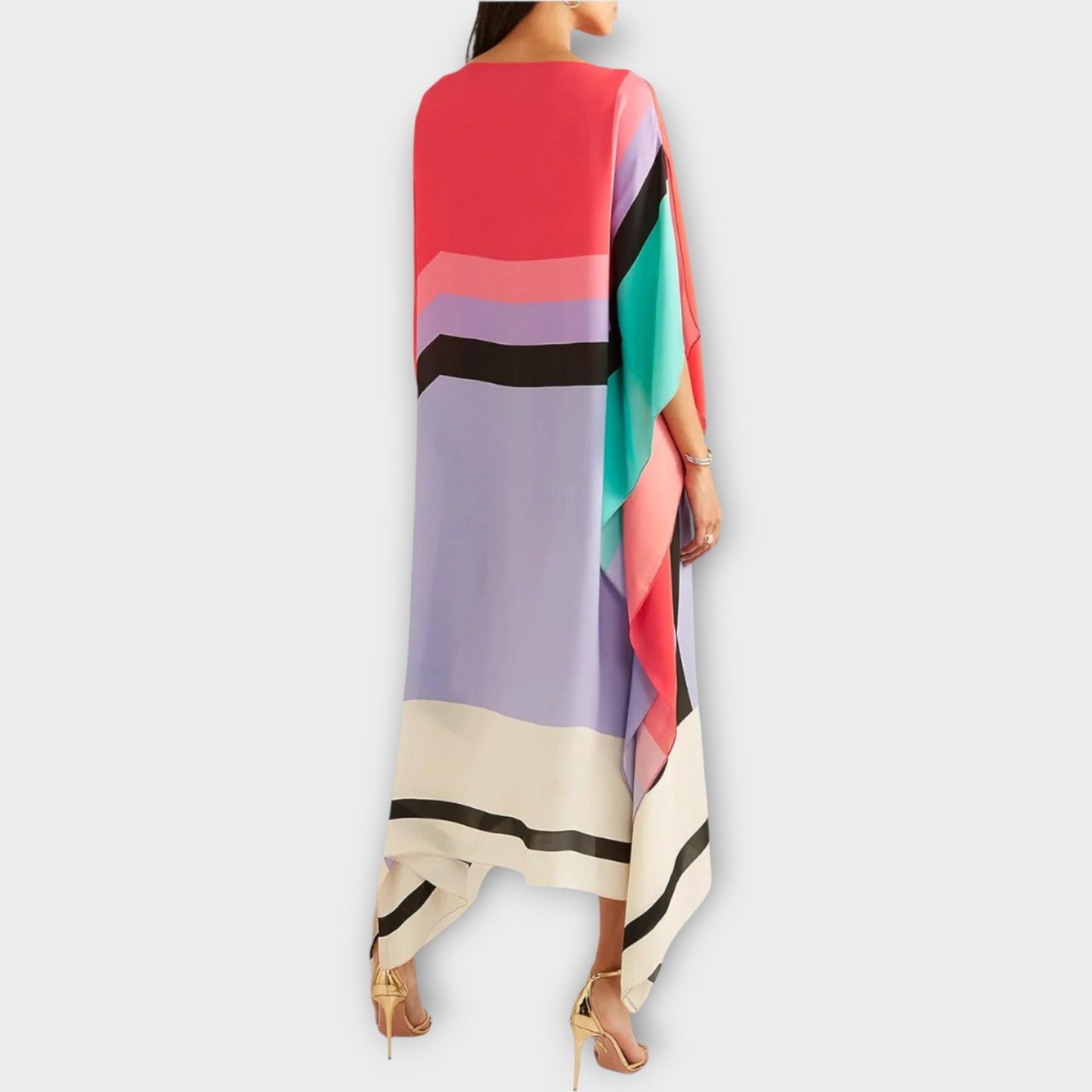 Kaftan with Linear Design