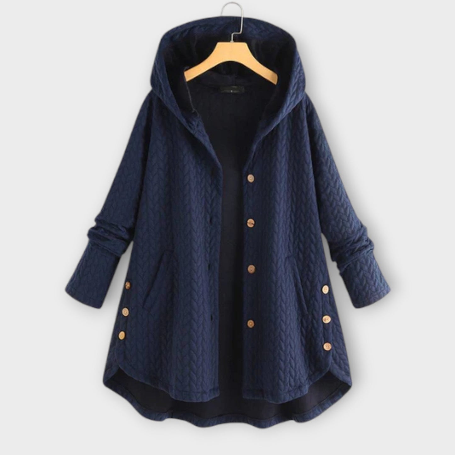 Leslie - Warm Jacket with Buttons