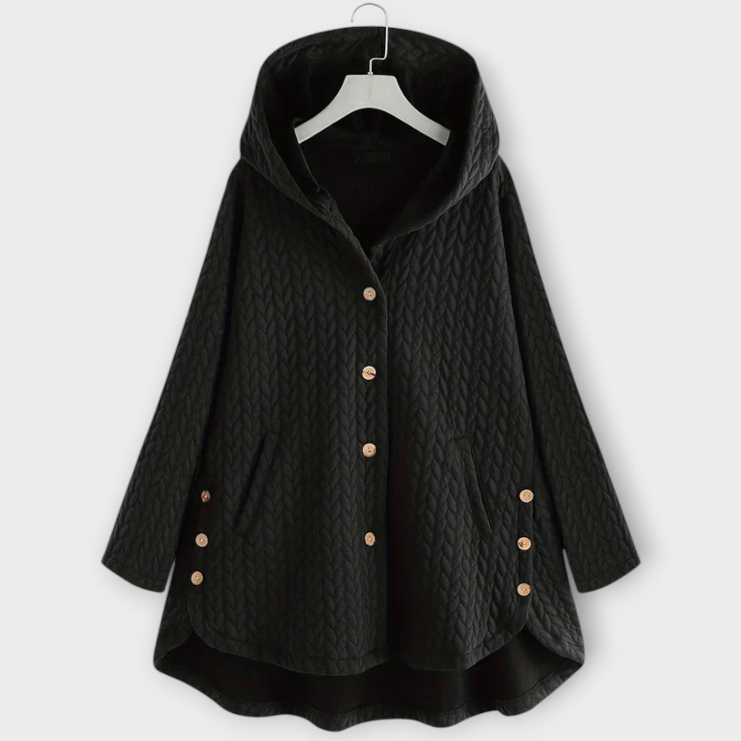 Leslie - Warm Jacket with Buttons