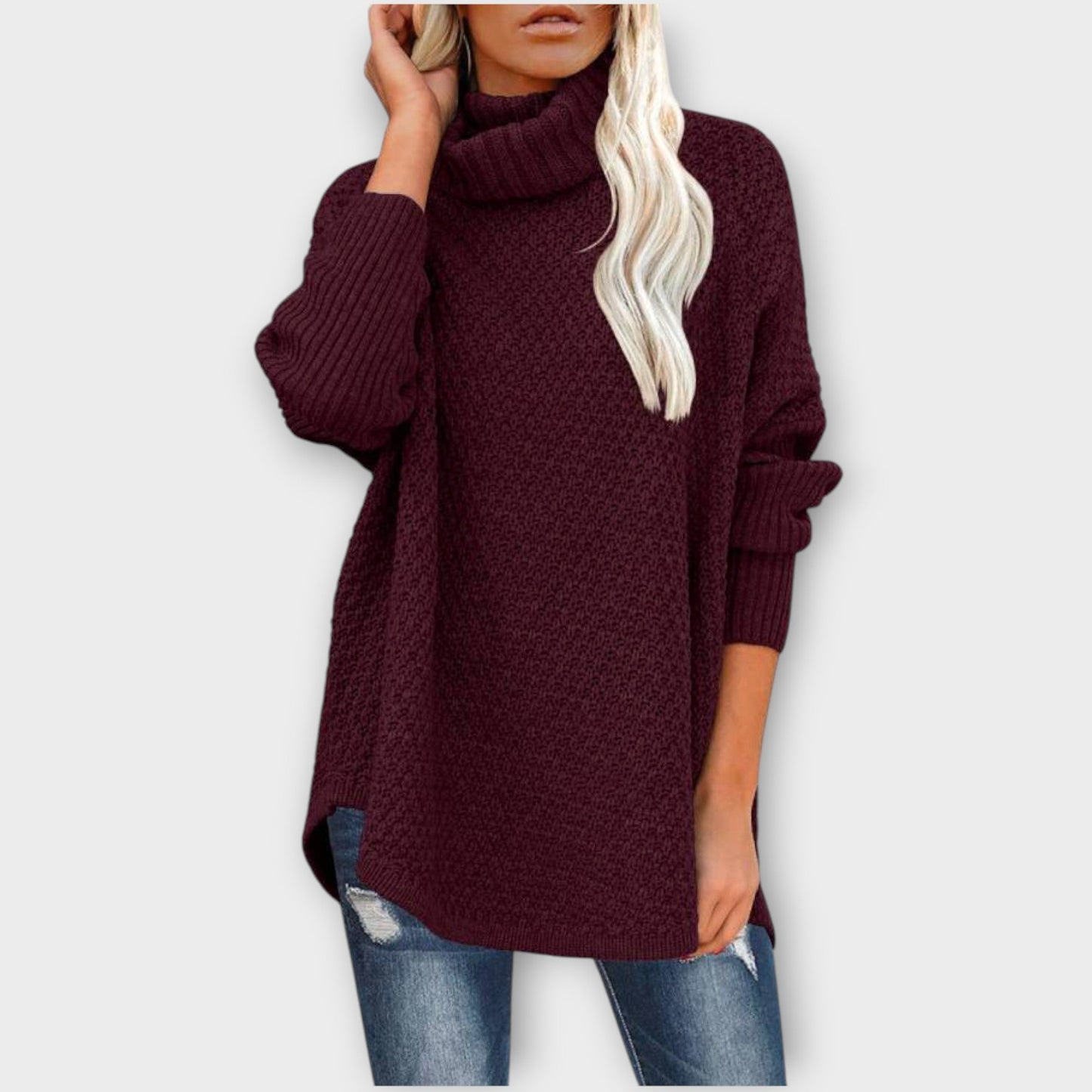 Cozy Chunky Knit Turtleneck Sweater