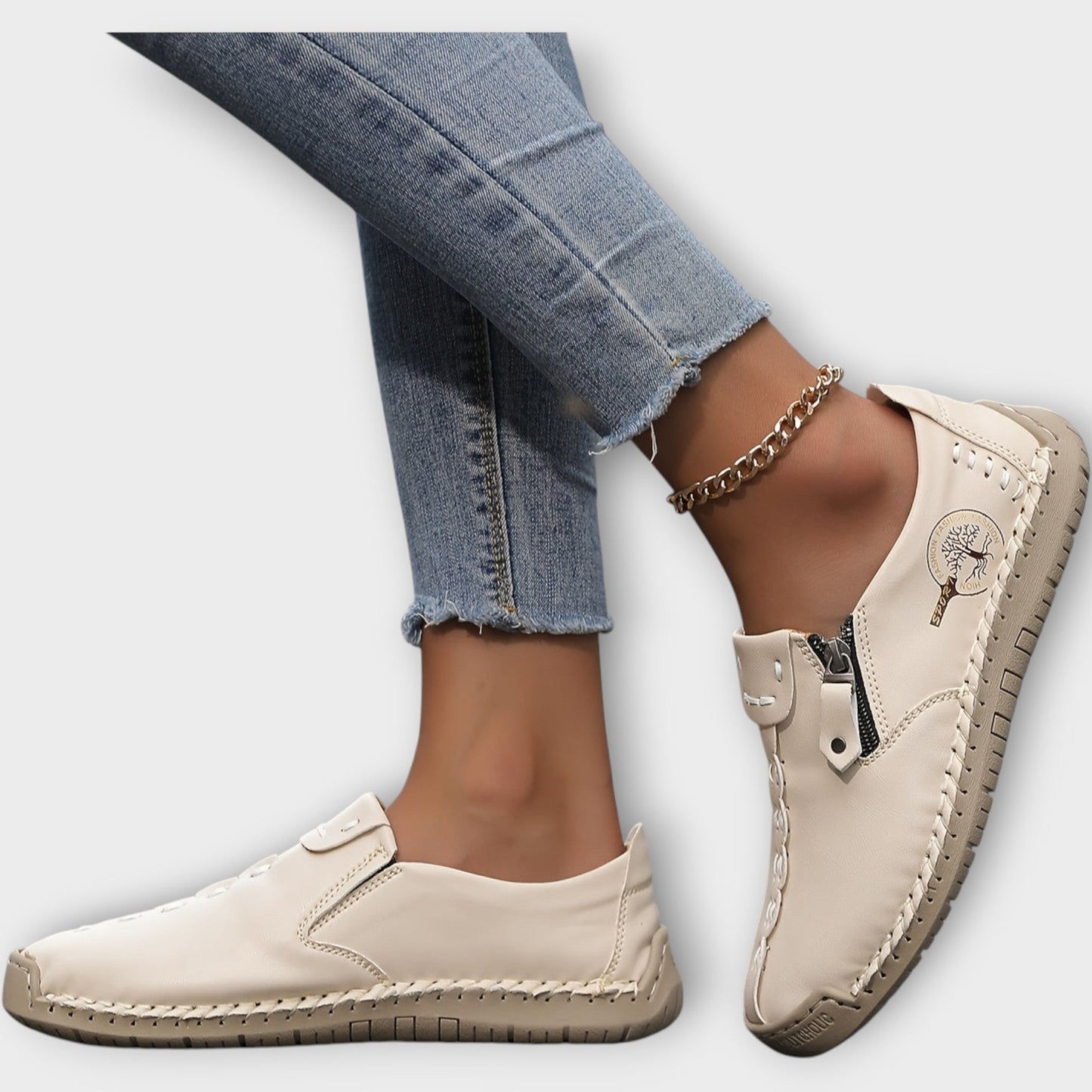 Soft Leather Slip-On Loafers