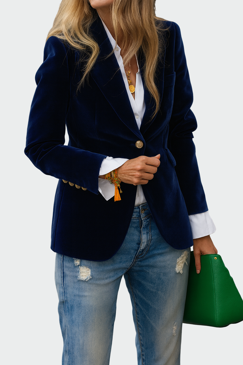Jacket in a Luxurious Line