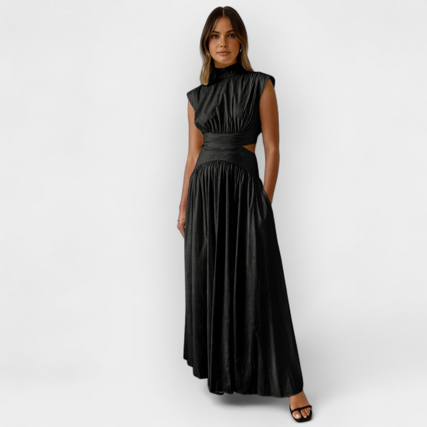 Stylish Dress with Cut-Outs