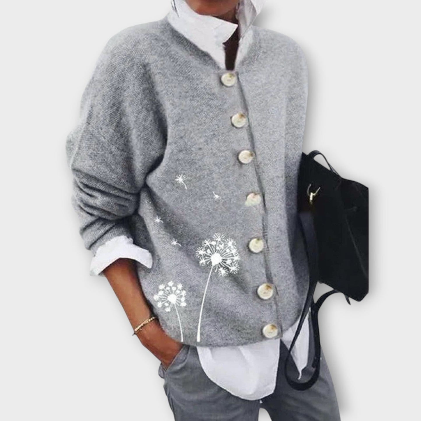 Cozy Dandelion Button Cardigan