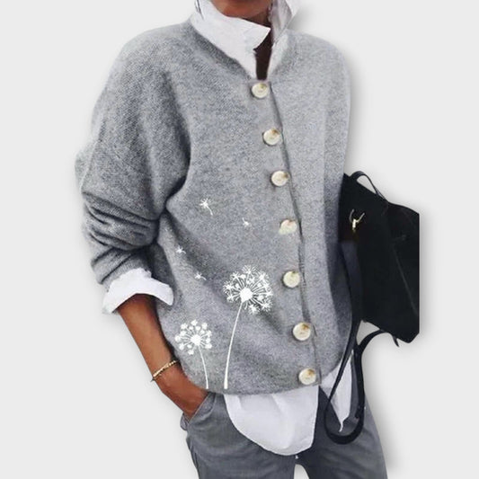 Cozy Dandelion Button Cardigan