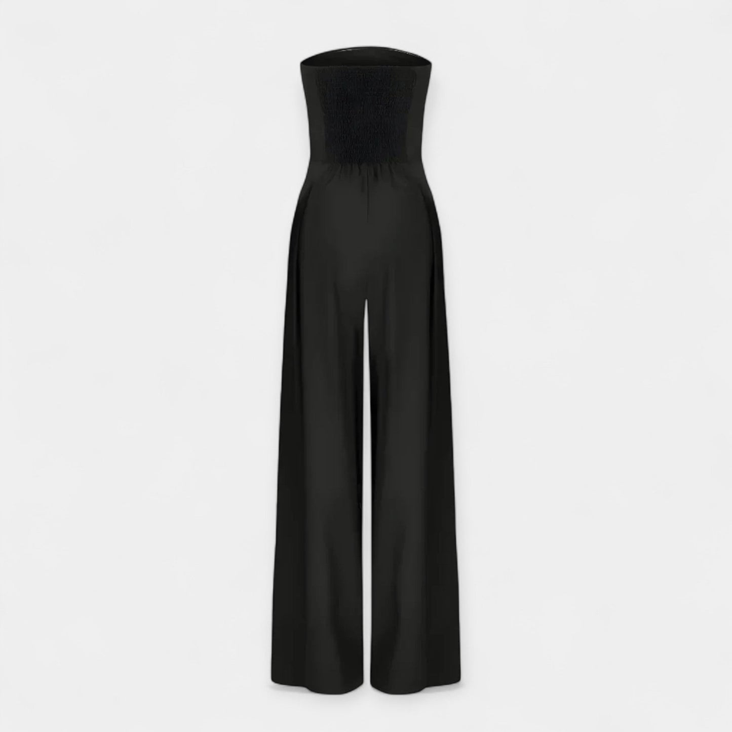 Strapless Jumpsuit with Corset