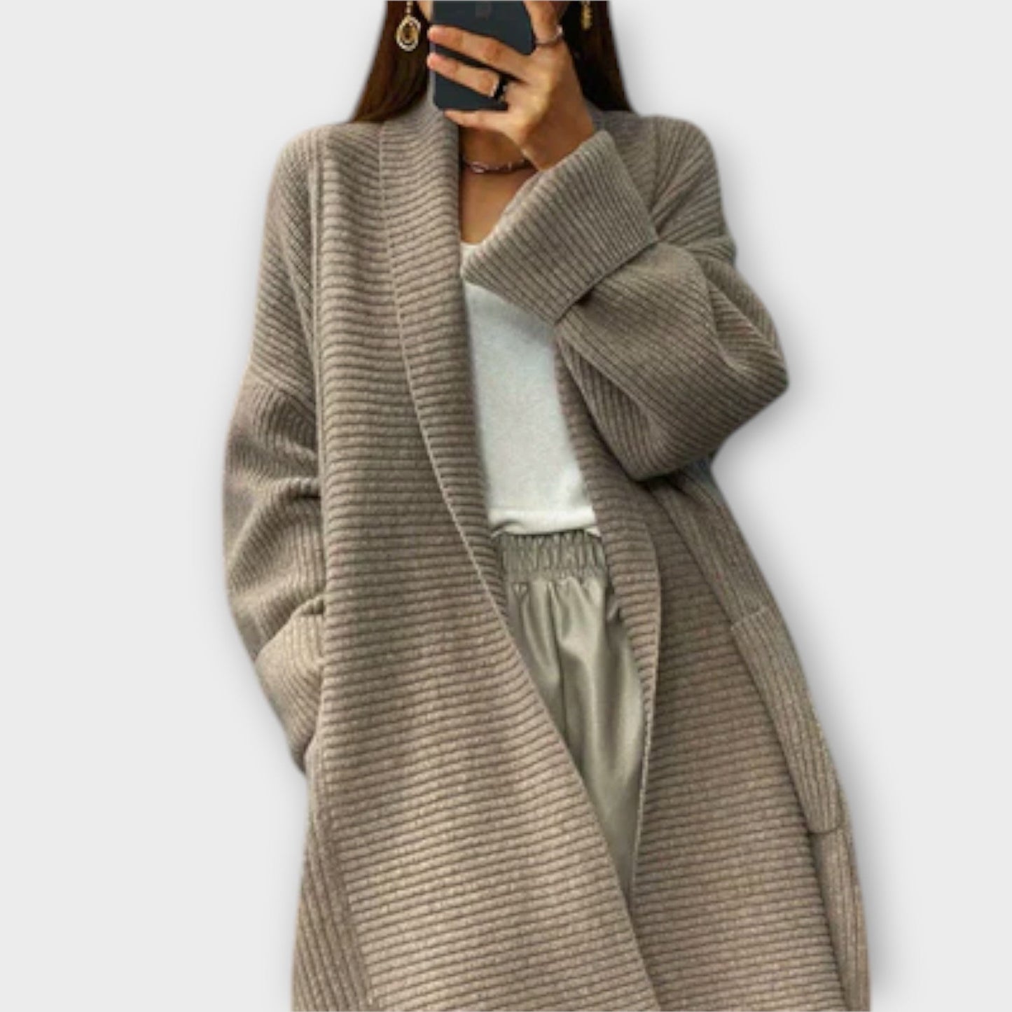 Euphimia - Long Knitted Cardigan