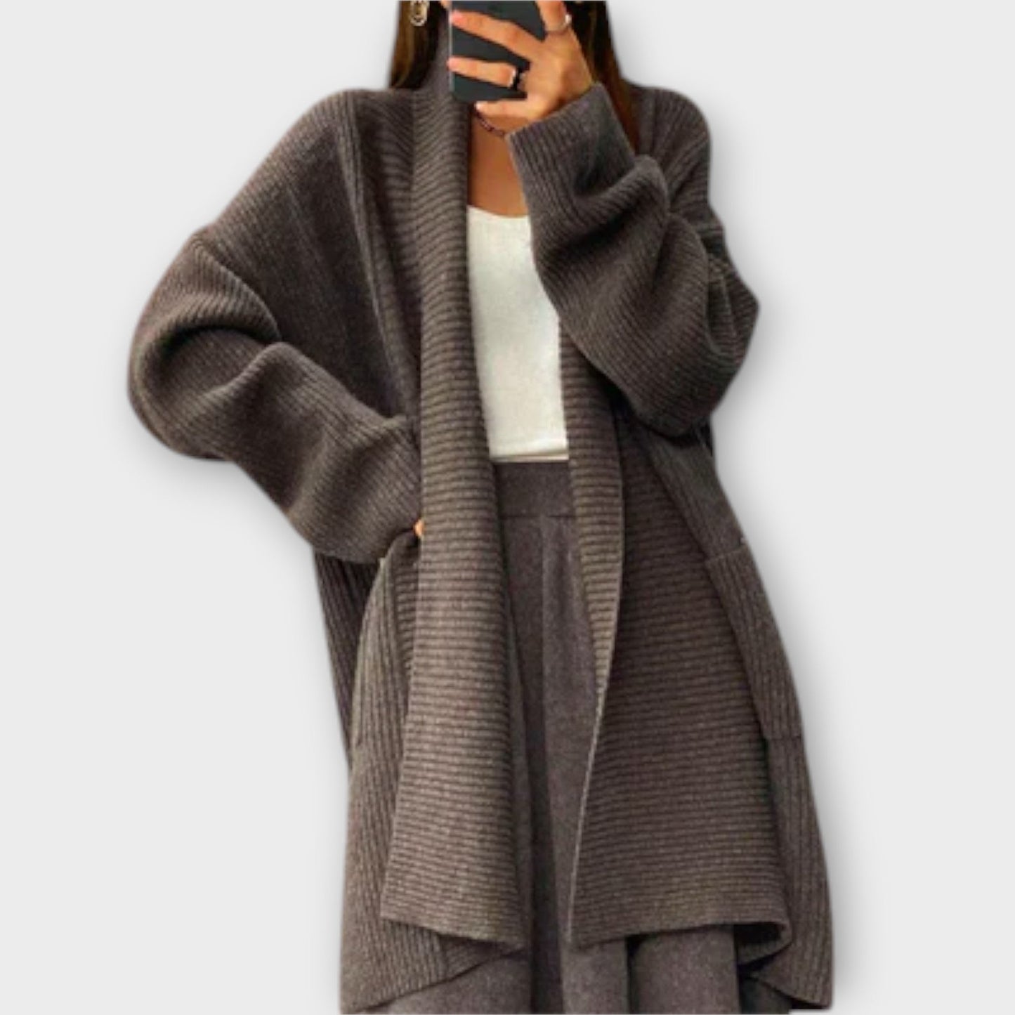 Euphimia - Long Knitted Cardigan