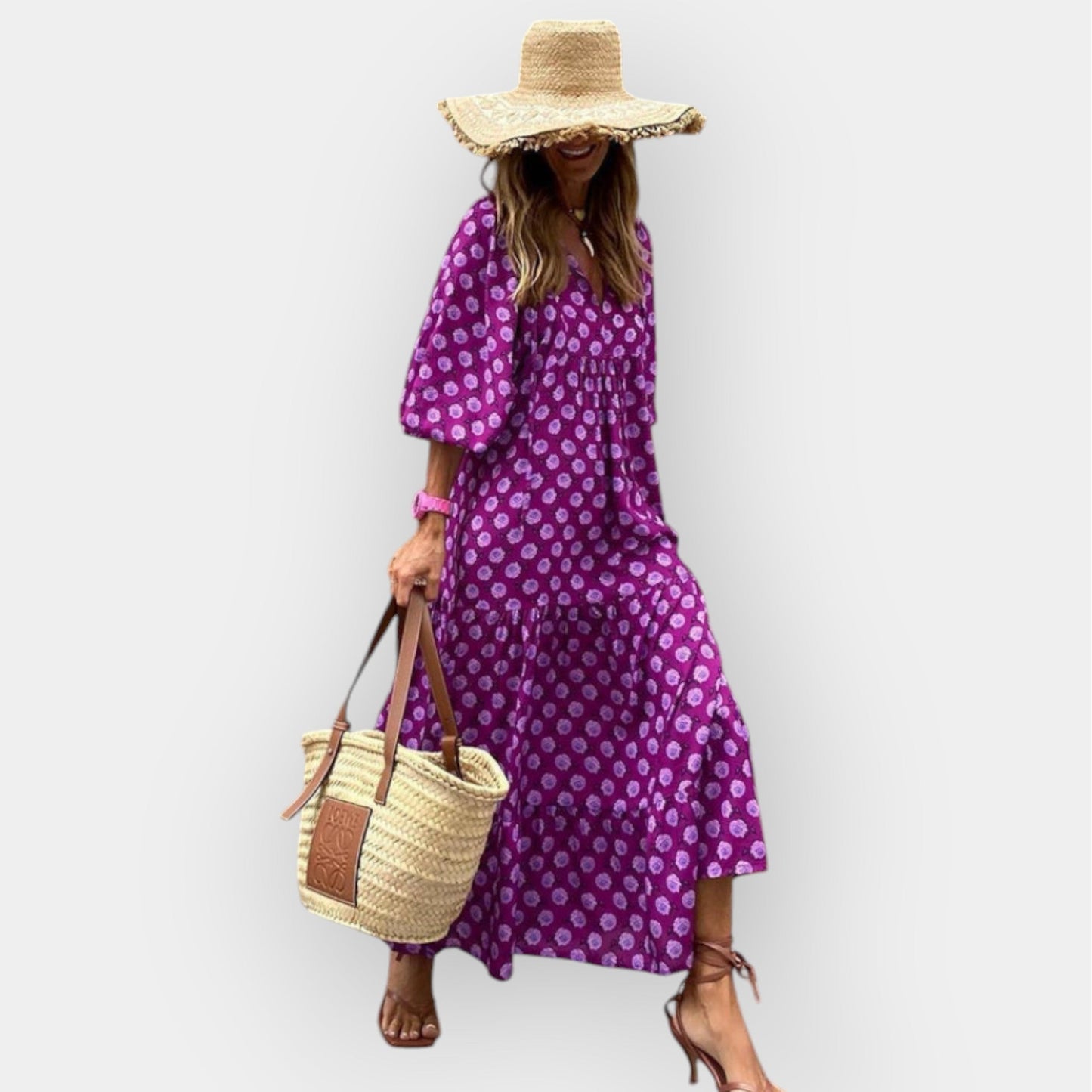 Floral Design Dress