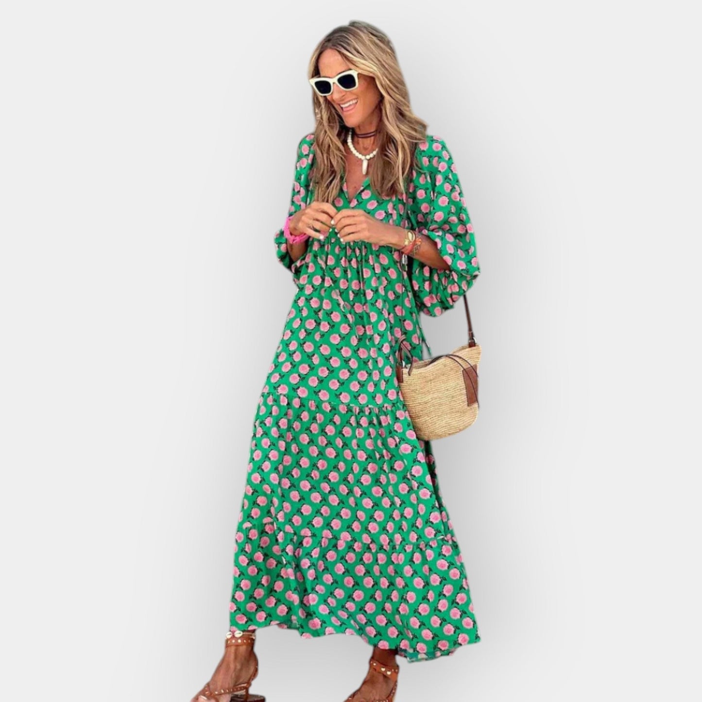 Floral Design Dress