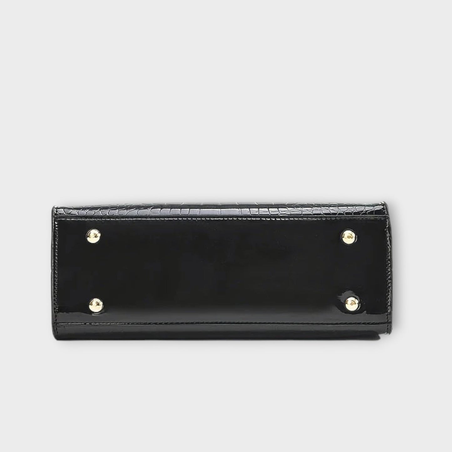 Shiny Handmade Croco Bag