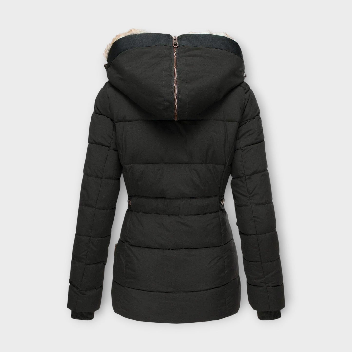 Emine - Comfortable Jacket with Fur