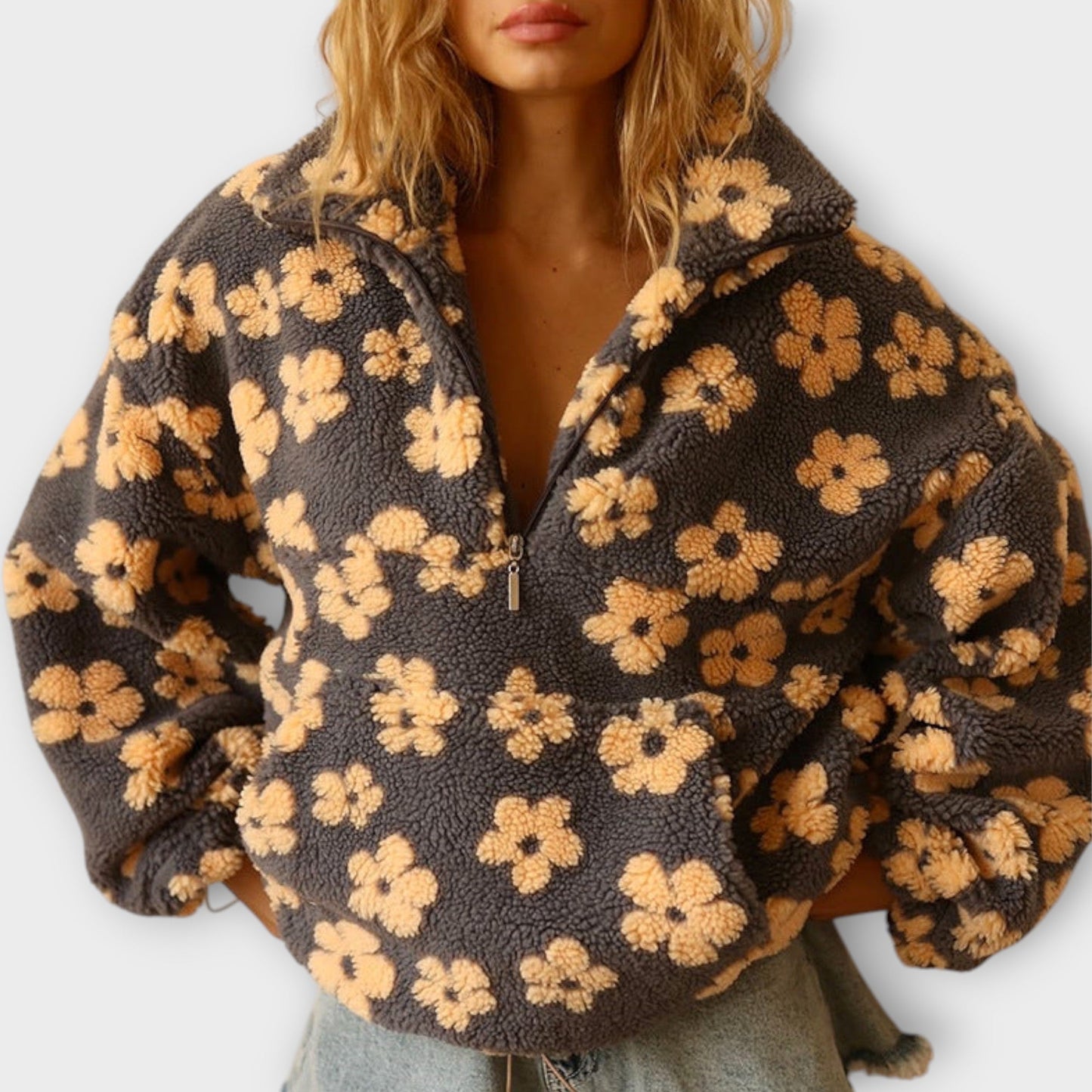 Sherpa Fleece Pullover