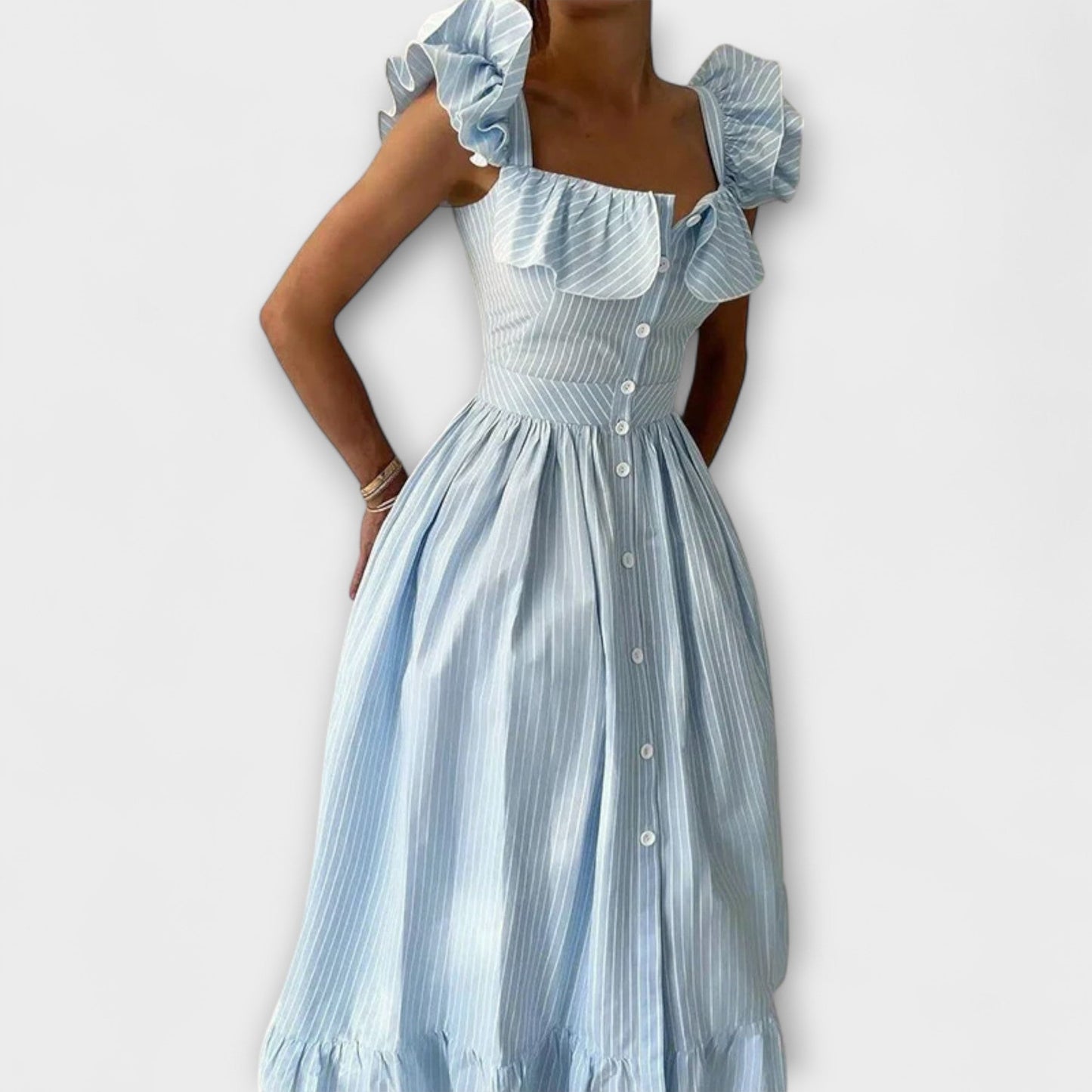 Dress with Pleats