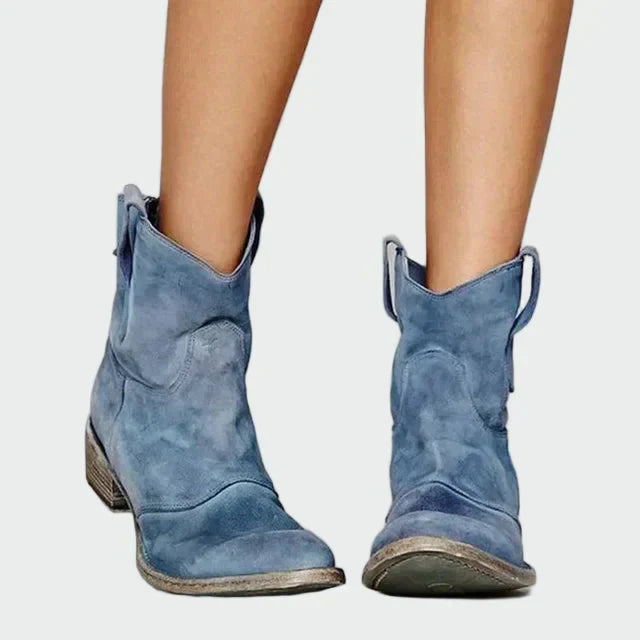 Retro Ankle Cowboy Boots