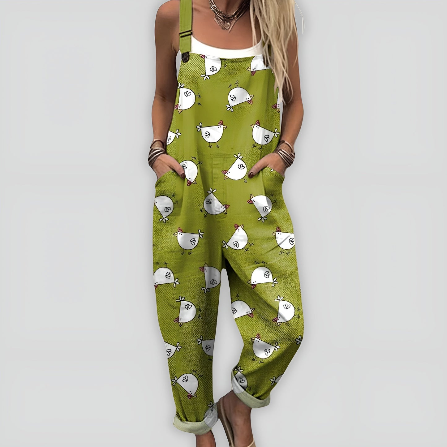 Comfortable and Stylish Overall with Relaxed Fit