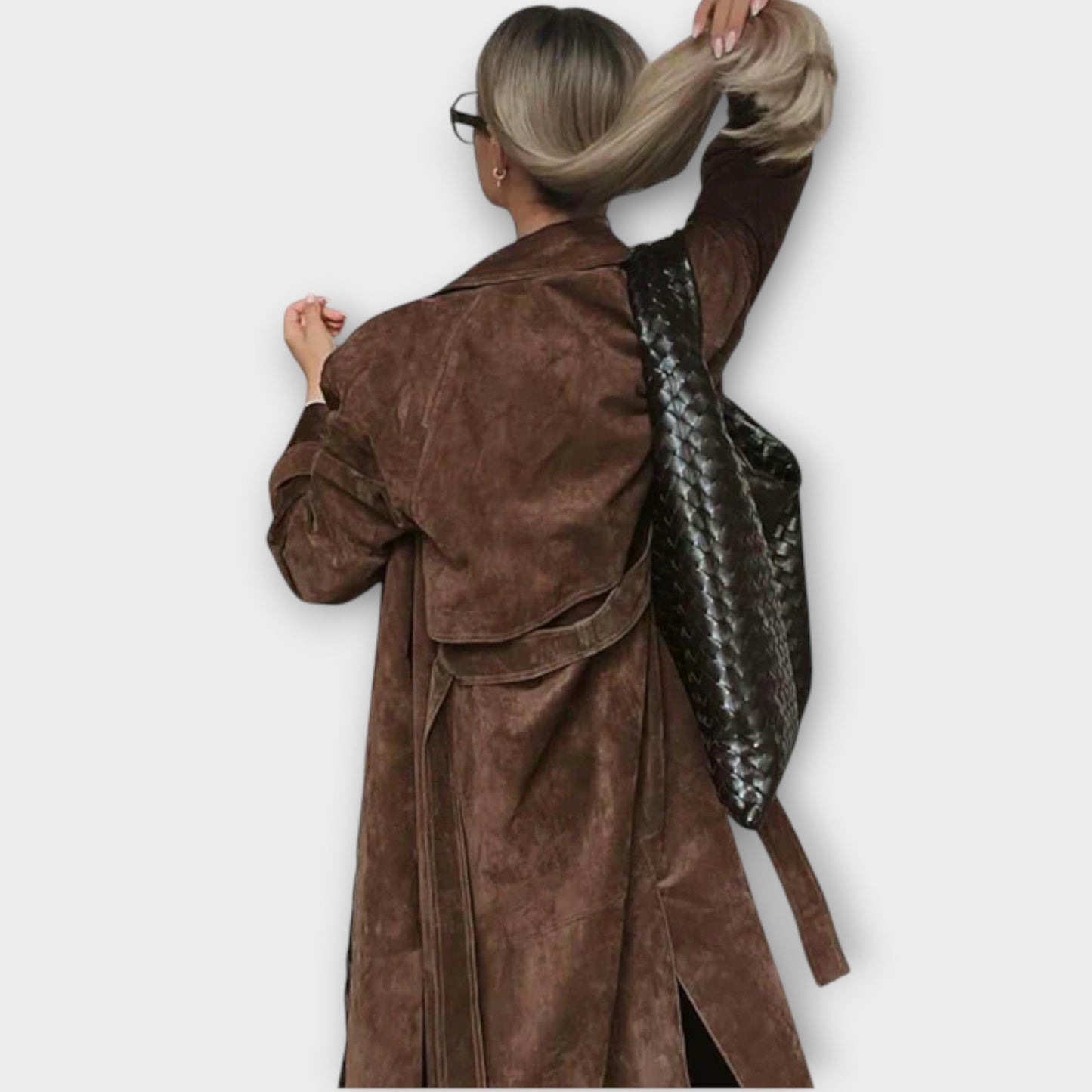 Couture Suede Trenchcoat