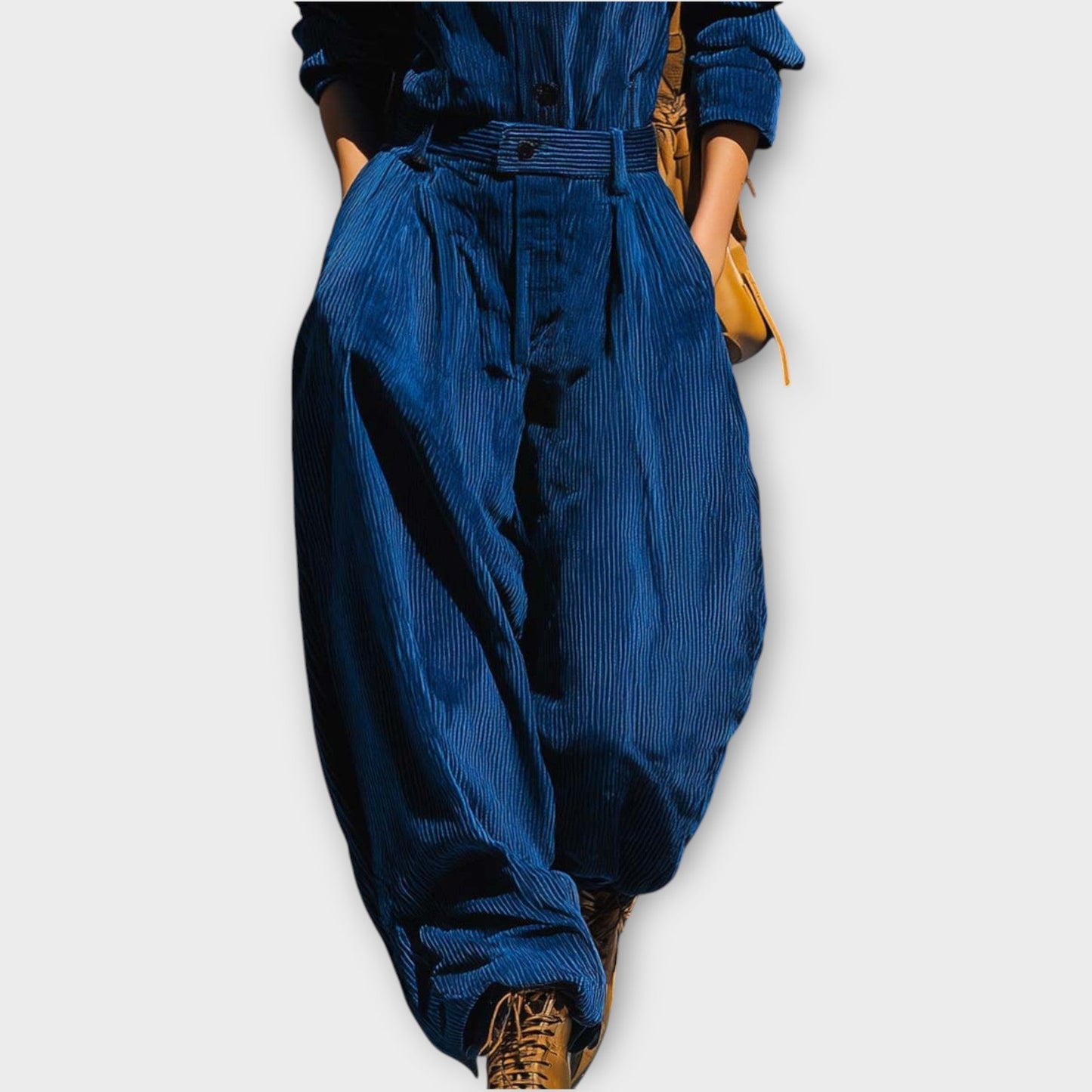 Chic Corduroy Utility Jumpsuit