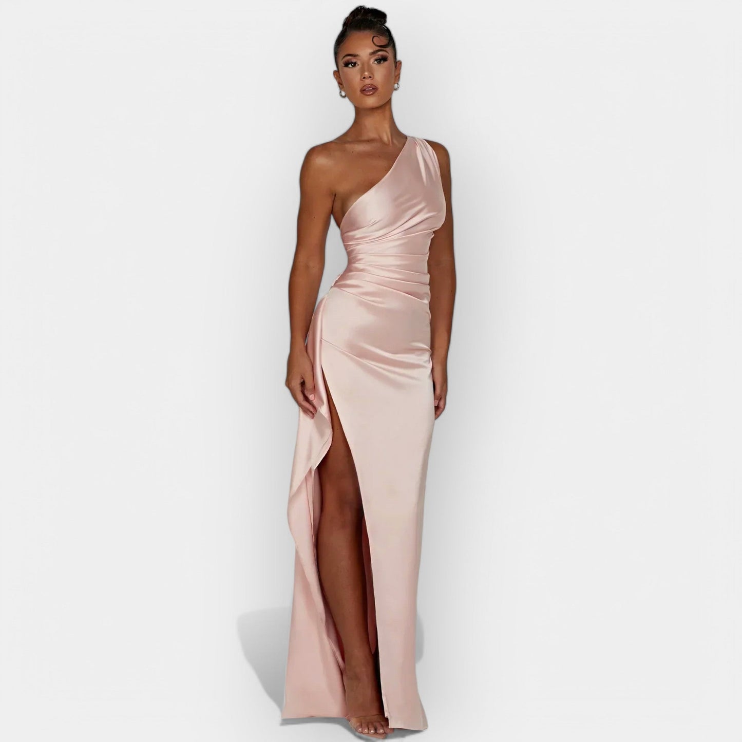 Satin Dress for Aristocratic Evenings