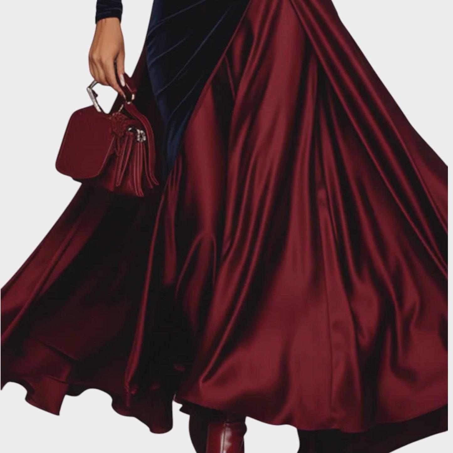 Elegant Draped Maxi Dress