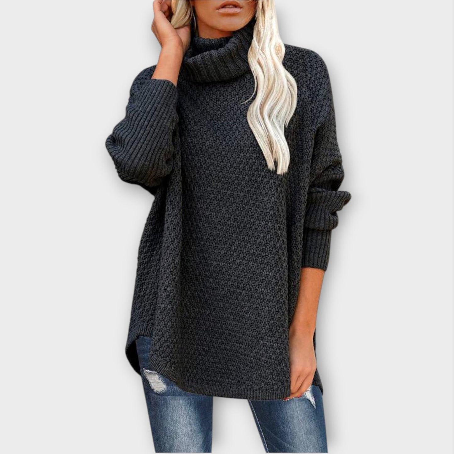 Cozy Chunky Knit Turtleneck Sweater