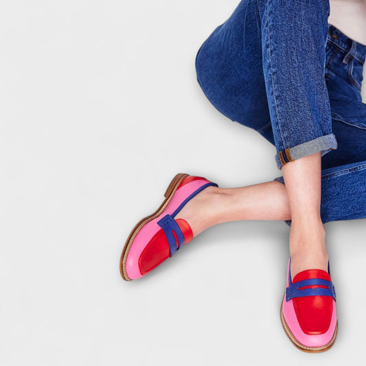Marigold – Colorful pattern with round toe