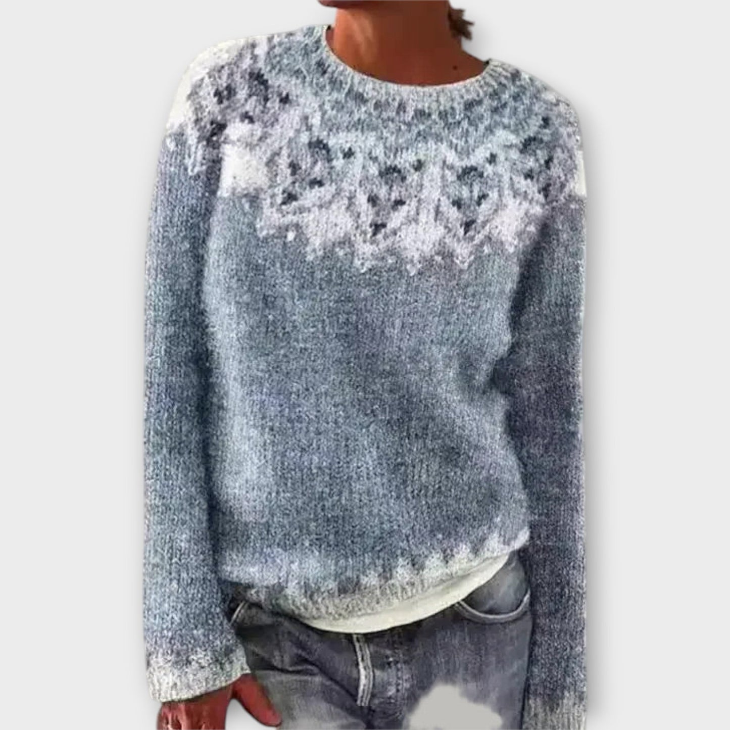 Sweater with Subtle Patterns