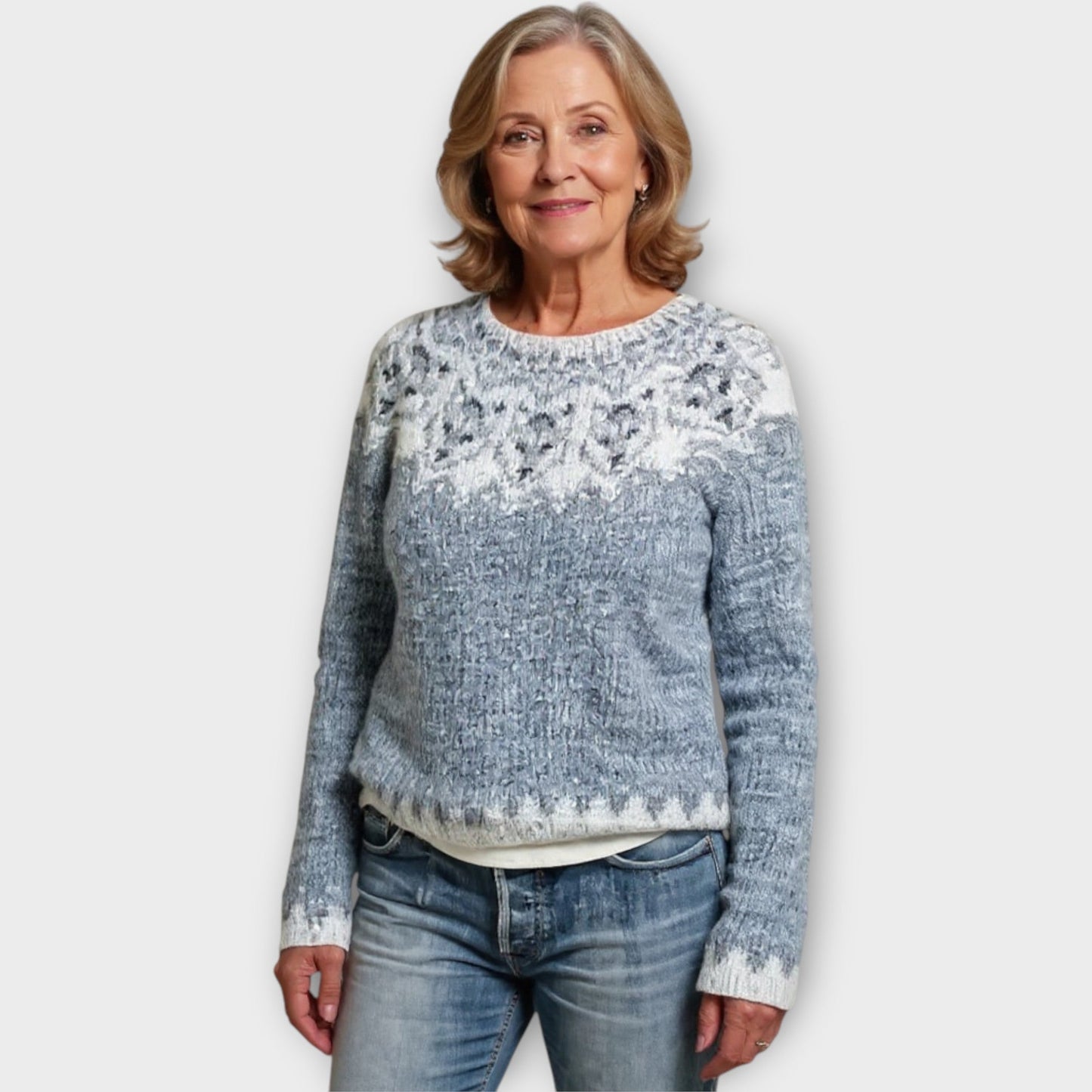Sweater with Subtle Patterns