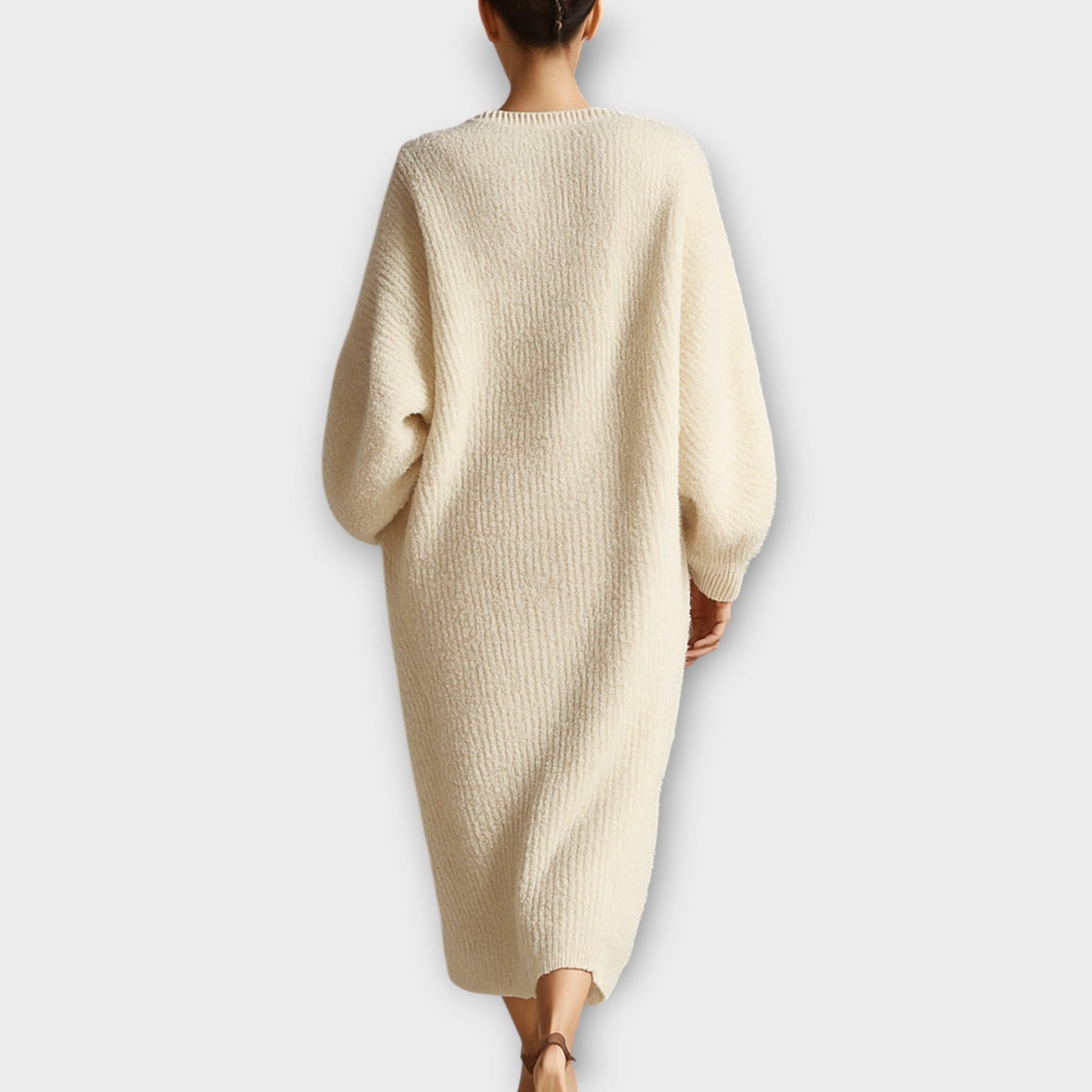 Cozy Luxe Knit Midi Dress